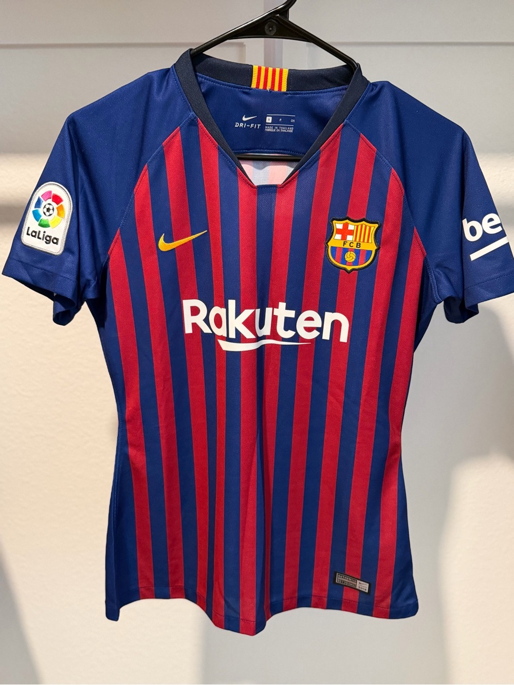 Nike FC Barcelona Blue and Red Home Jersey